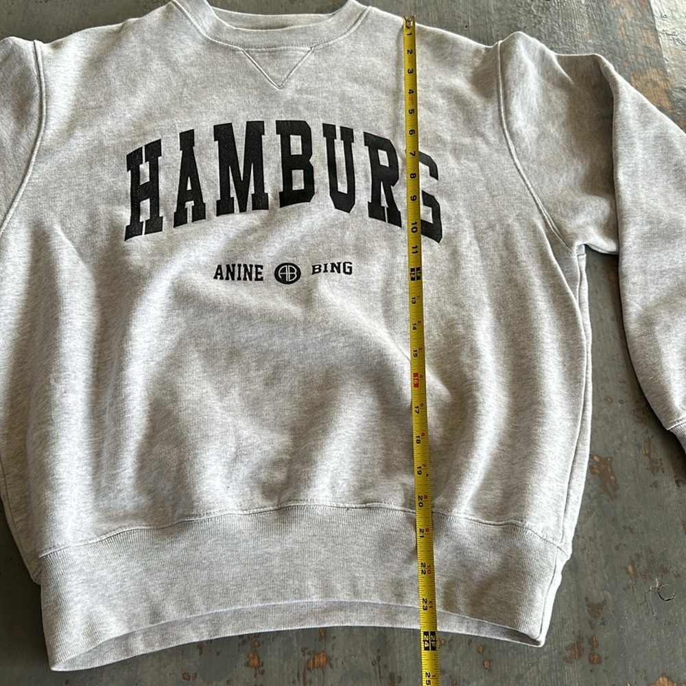 Anine Bing Ramona Hamburg Sweatshirt Pullover - Picture 12 of 12